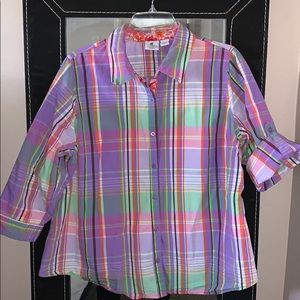 Caribbean Joe Plaid Shirt